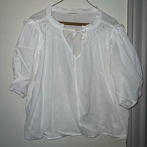 Grade & Gather L White Blouse